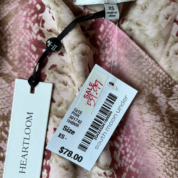 NWT Heartloom cami front button closure size xs - Picture 6 of 6